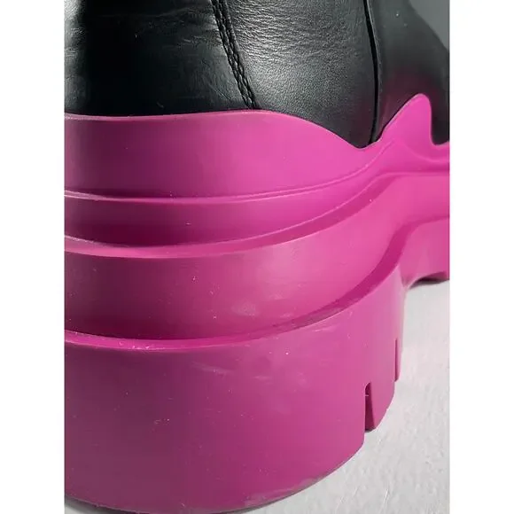 Bottega Veneta Black and Pink Women's Boots - Picture 12 of 16